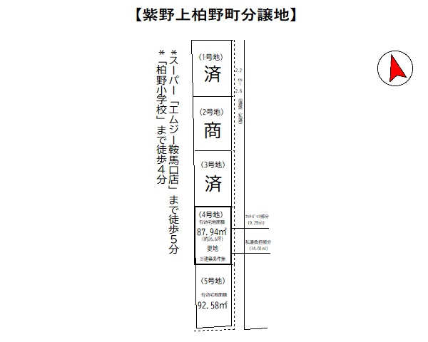 売地 間取図