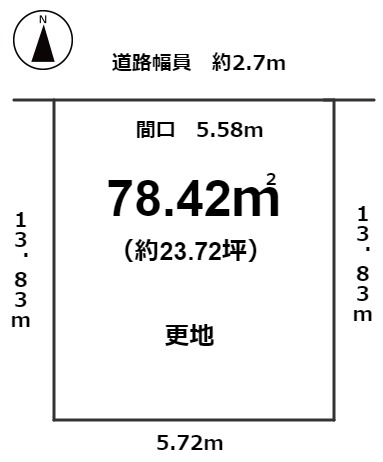 土地 間取図
